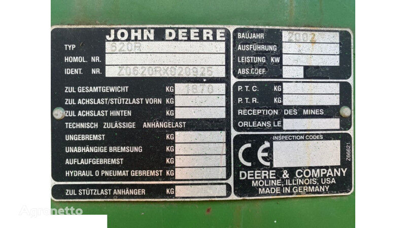 Sprężyna Sprzęgła Ślimaka John Deere 620r til John Deere 620r mejetærsker