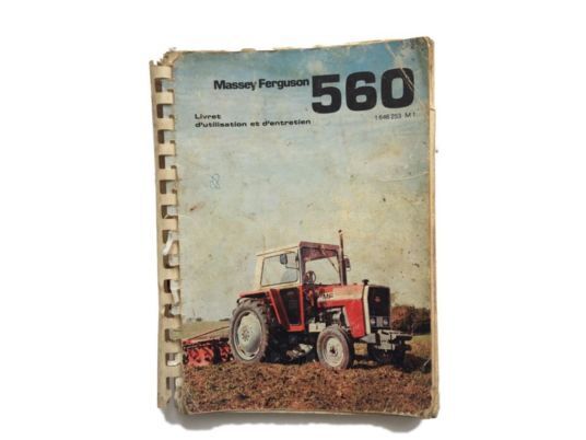 Livret d' utilisation et entretien 500 brugsanvisning til Massey Ferguson MF 560 traktor på hjul
