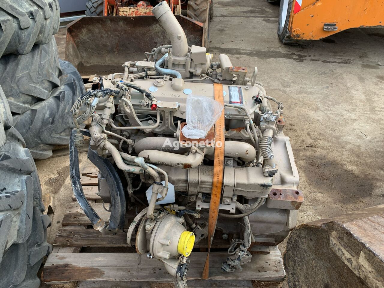 John Deere 4045HRT90 ENGINE motor til traktor på hjul