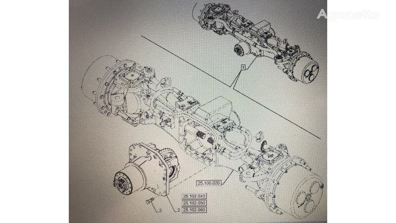 Case IH 47489667 reduktor til Case IH OPTUM 270 traktor på hjul