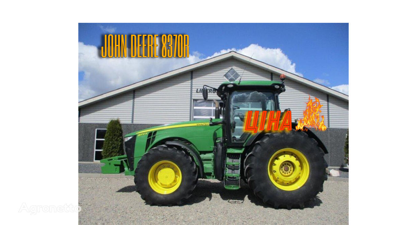 John Deere 8370 R traktor på hjul