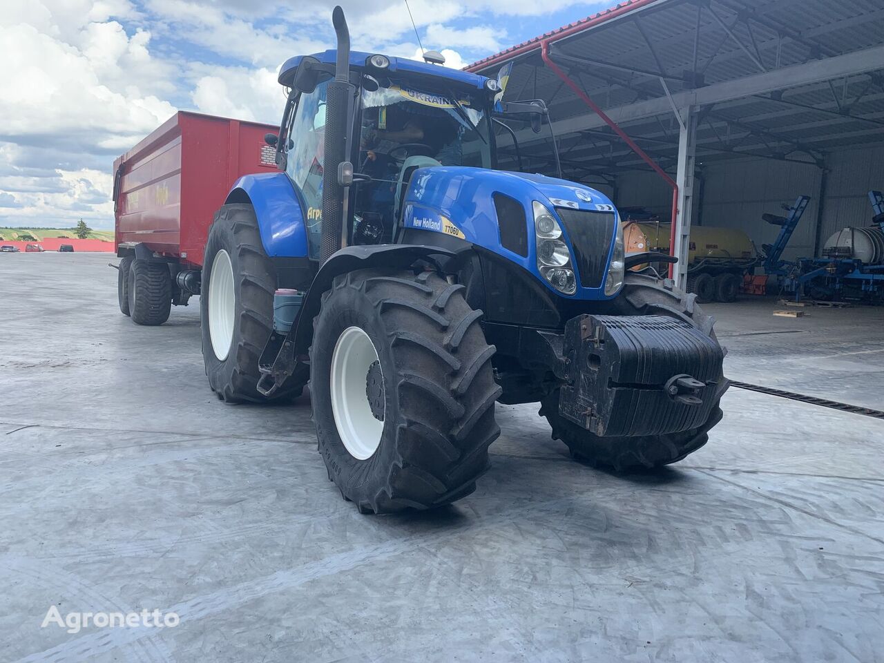 New Holland T7060 traktor på hjul