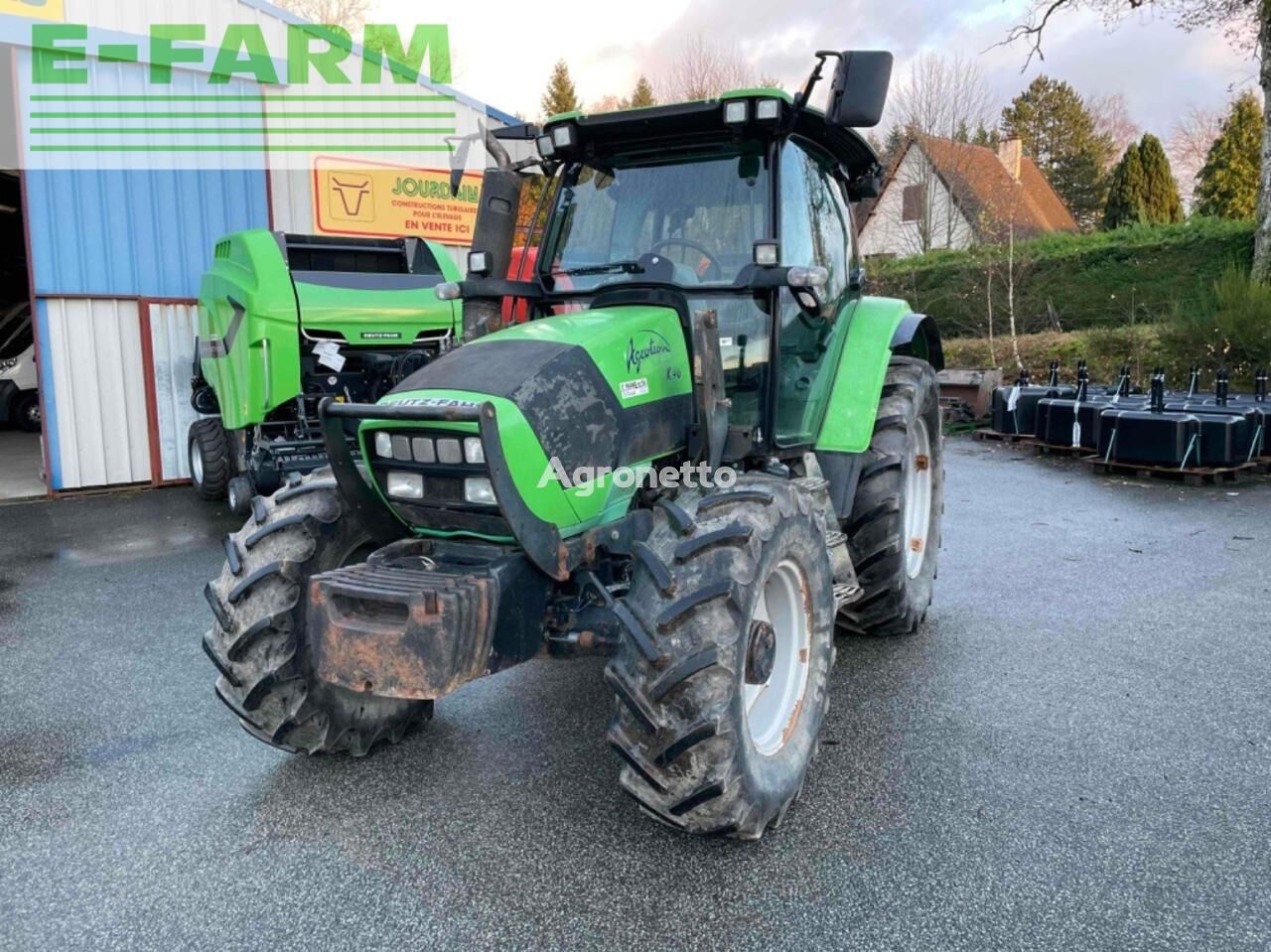 tracteur agricole k90 profiline deutz-fahr traktor på hjul